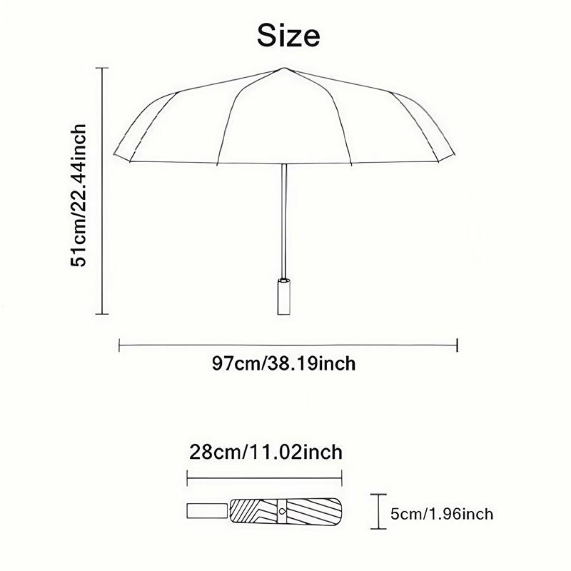 Cinderella Bubble Printed New Universal Umbrella, Automatic Folding Umbrella, Portable Foldable Design Travel Umbrella, Outdoor Umbrella, Black Friday, Christmas, Birthday Gift E1225
