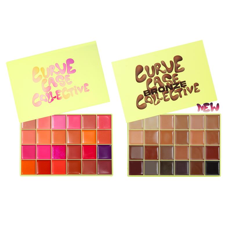 [Made by Mitchell] Curve Case Collective XL - 24-Shade All-in-One Cream Blush Palette for Sculpted & Glowy Cheeks from Soft to Neon Looks
