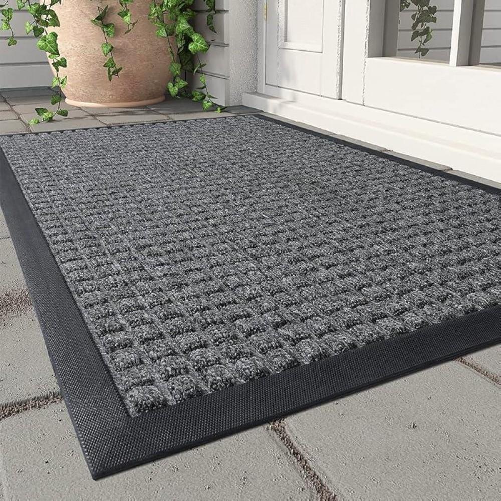 Outdoor Entrance Mat, Indoor Outdoor Universal Door Mat, Anti-Slip Dust Collector, PVC Material, Fade-Resistant, Easy Clean, Courtyard/porch
