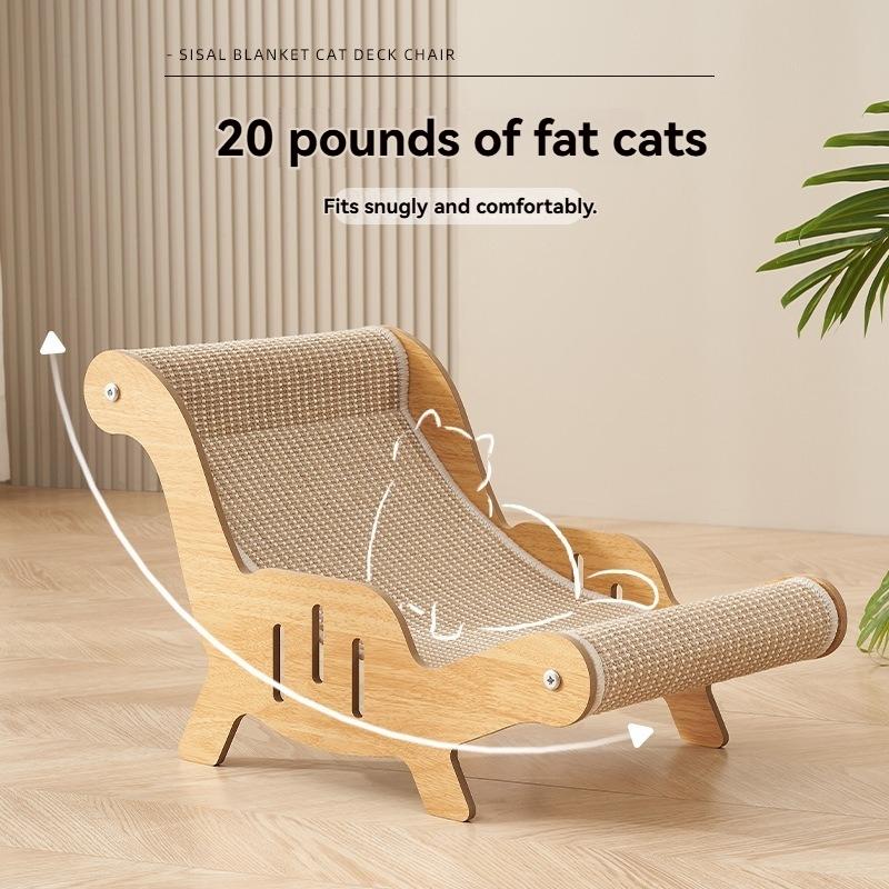 Durable Cat Scratching Post, Sisal Material, Anti-Slip Base, Pet Toy & Bed, Self-Cleaning Kitty Lounge Chair, Ideal Gift for Cats, Sisal Scratching Posts #GLOBAL PICKS