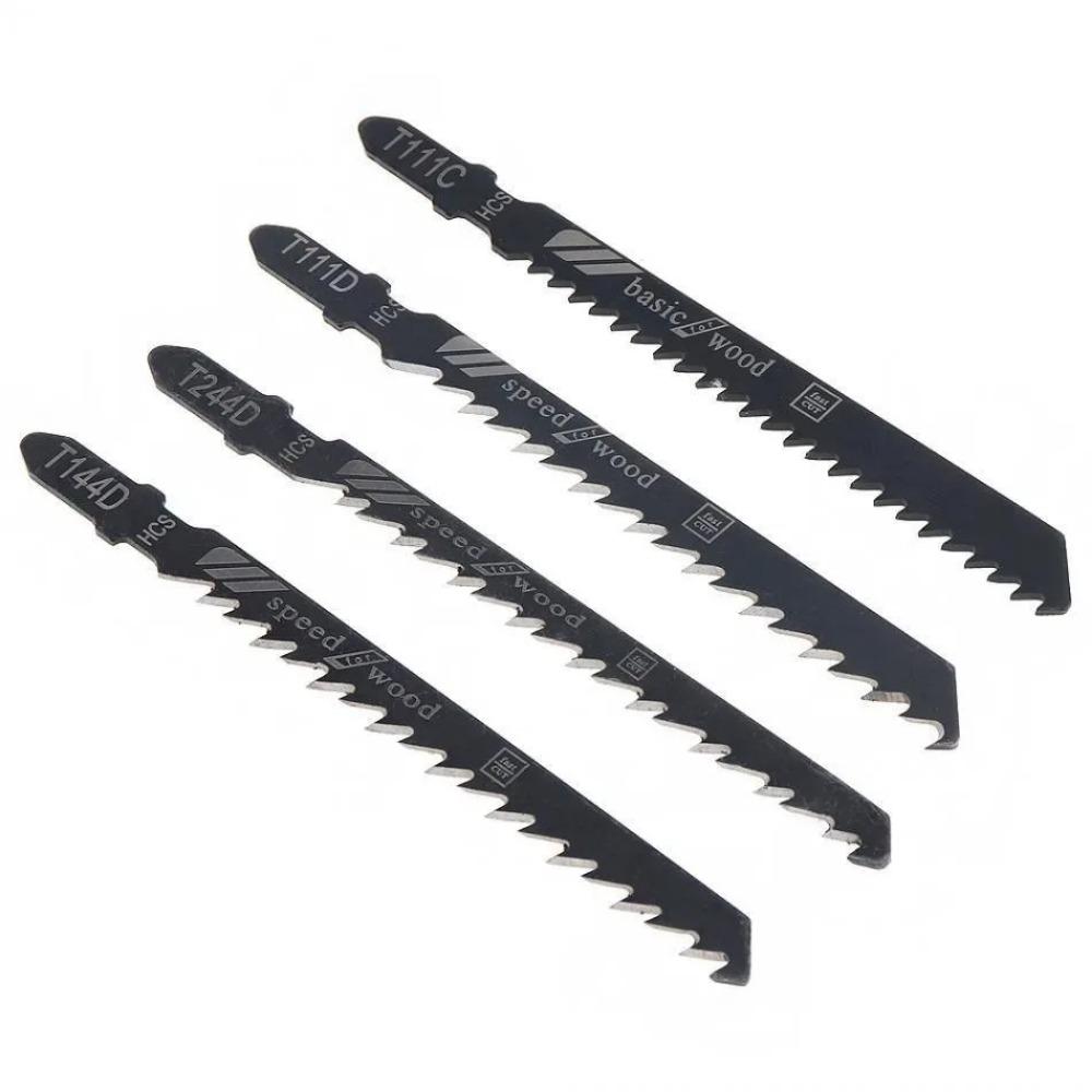 10PCS Jigsaw Blades Set, Metal Cutting Saber Saw Blades for Wood Plastic & Non-Ferrous Metals, Compatible with Reciprocating Saws, Cuts Hardwood Softwood Plywood PVC up to 100mm