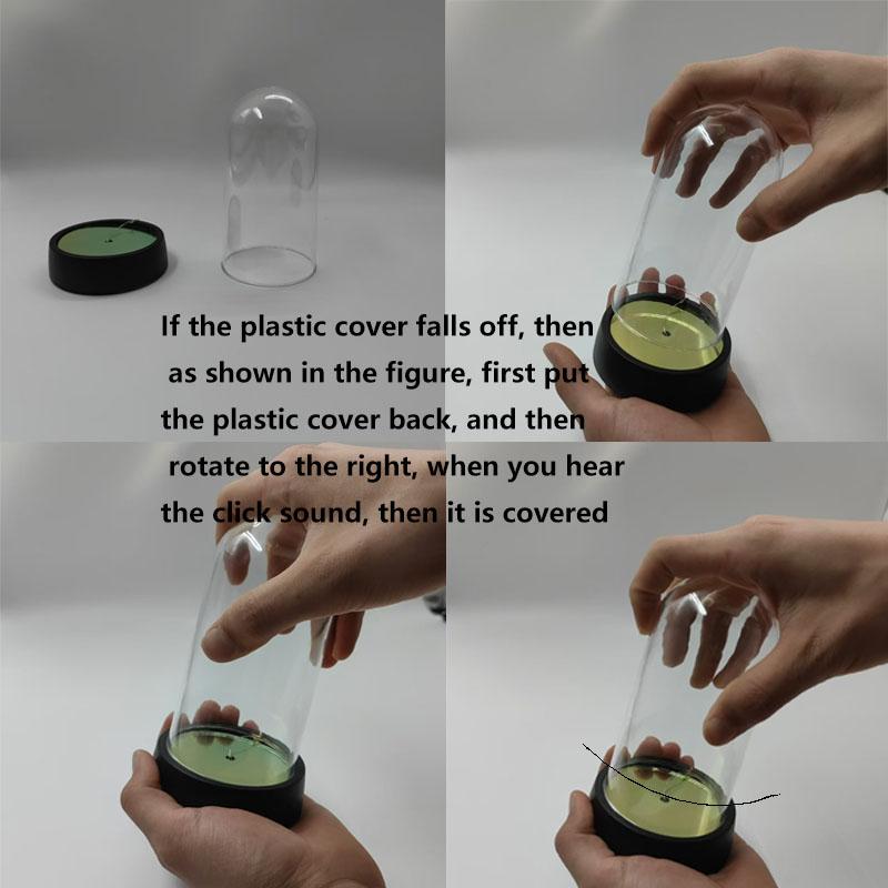 Artificial Rose in LED Light, 1 Count Battery Powered Simulation Rose Flower Desk Ornament with Light, Decorations for Home Party Wedding Anniversary