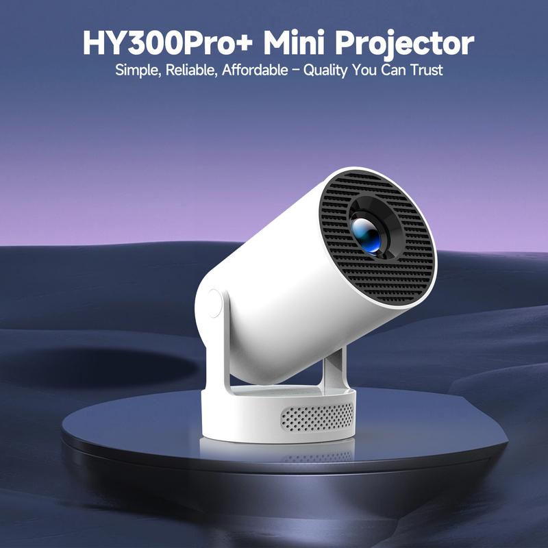 [US Warehouse] Magcubic HY300Pro+ Projector 0.8:1 Short Projection Throw Ratio Android 14 Allwinner H726 8K 4K Videosource Supported  Native 1280*720P 290ANSI WIFI6 BT5.4 Built-in Speaker Home Cinema Portable Smart Upgraded HY300Pro Mini