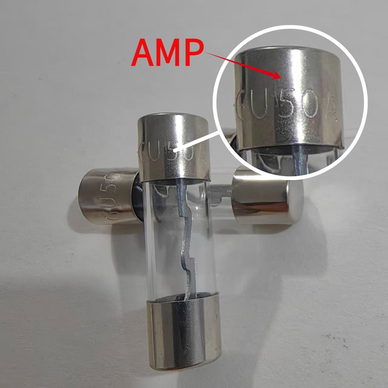 （2 pack）AGU Glass Tube Fuse 10*38mm/0.39*1.5inch，Nickel Plated，15Amp Specifications Available，Suitable for Cars，Trucks，Boats，Motorcycles，SUVs