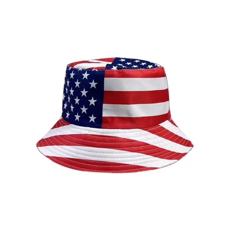 1pc Flag Print Fisherman Hat, International Patterns, Stylish and Unique Design, Perfect for Outdoor Activities, Durable and Comfortable
