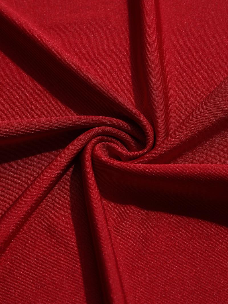 Sexy Off Shoulder Knot Maxi Dresses Christmas Robe For Women Solid Long Sleeve Slim Folds High Waist Side Spilt Hem Bodycon Dress