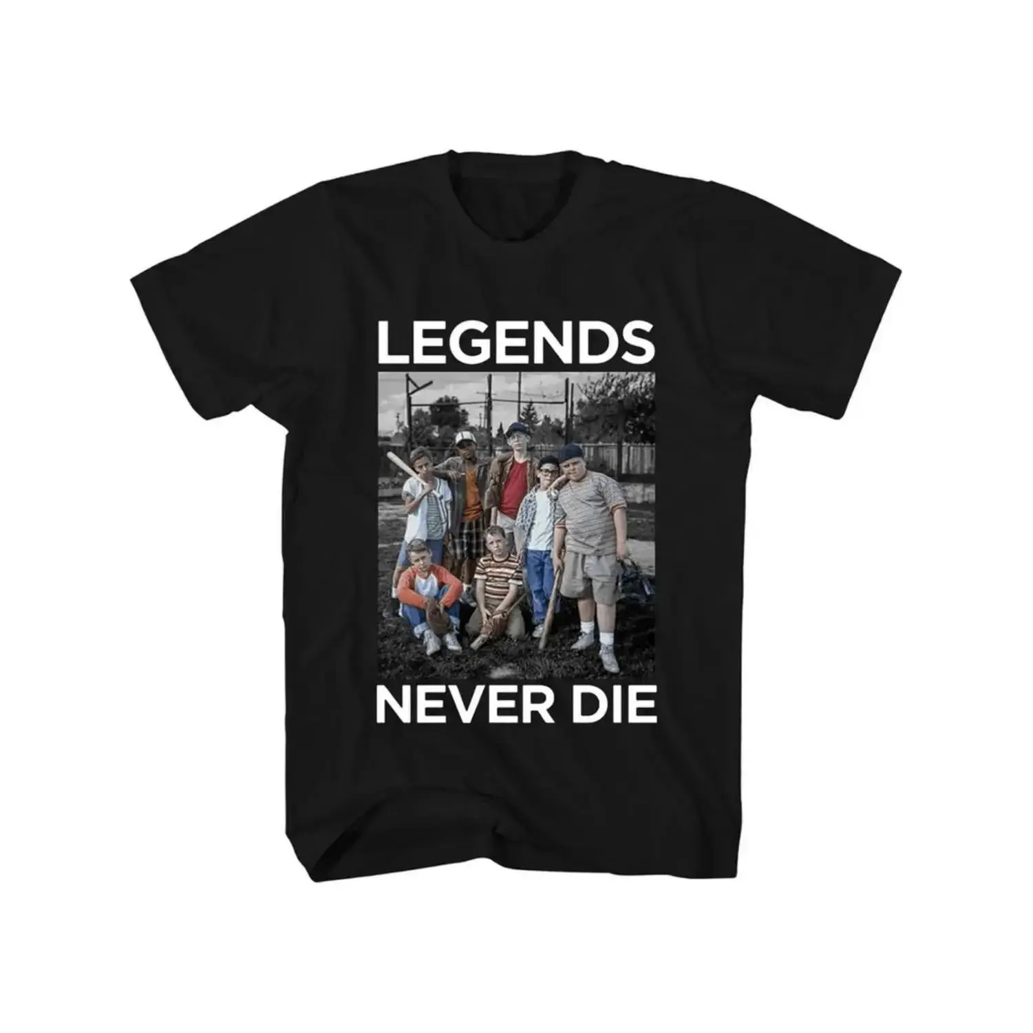 Sandlot Movie Character Graphic Casual Top, Men’s Round Neck Clothes, Golf Gift Tee for Youth & Women