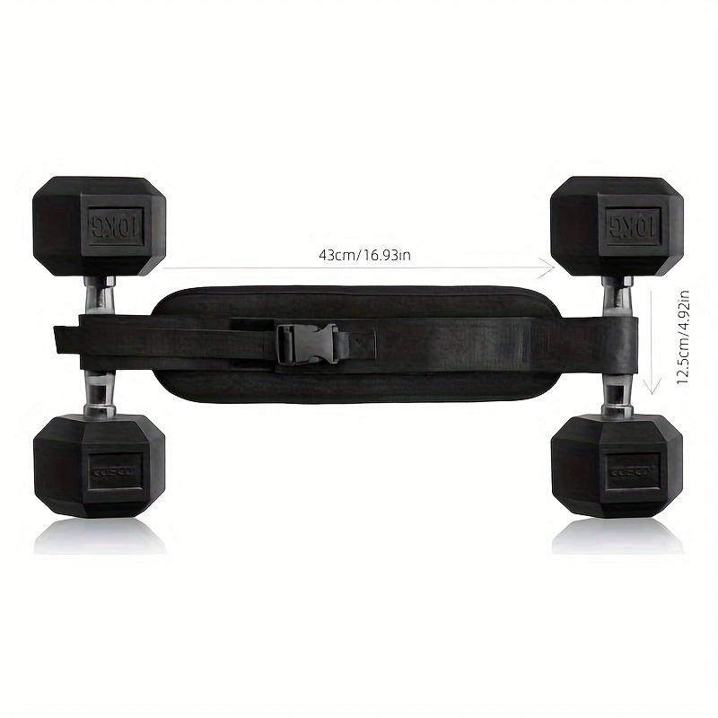 Adjustable hip bridge weight-bearing strap tummy exercise equipment, abs machine, and stress relief with barbell pads for hip thrust core training Fitness Belt Weighted Belt