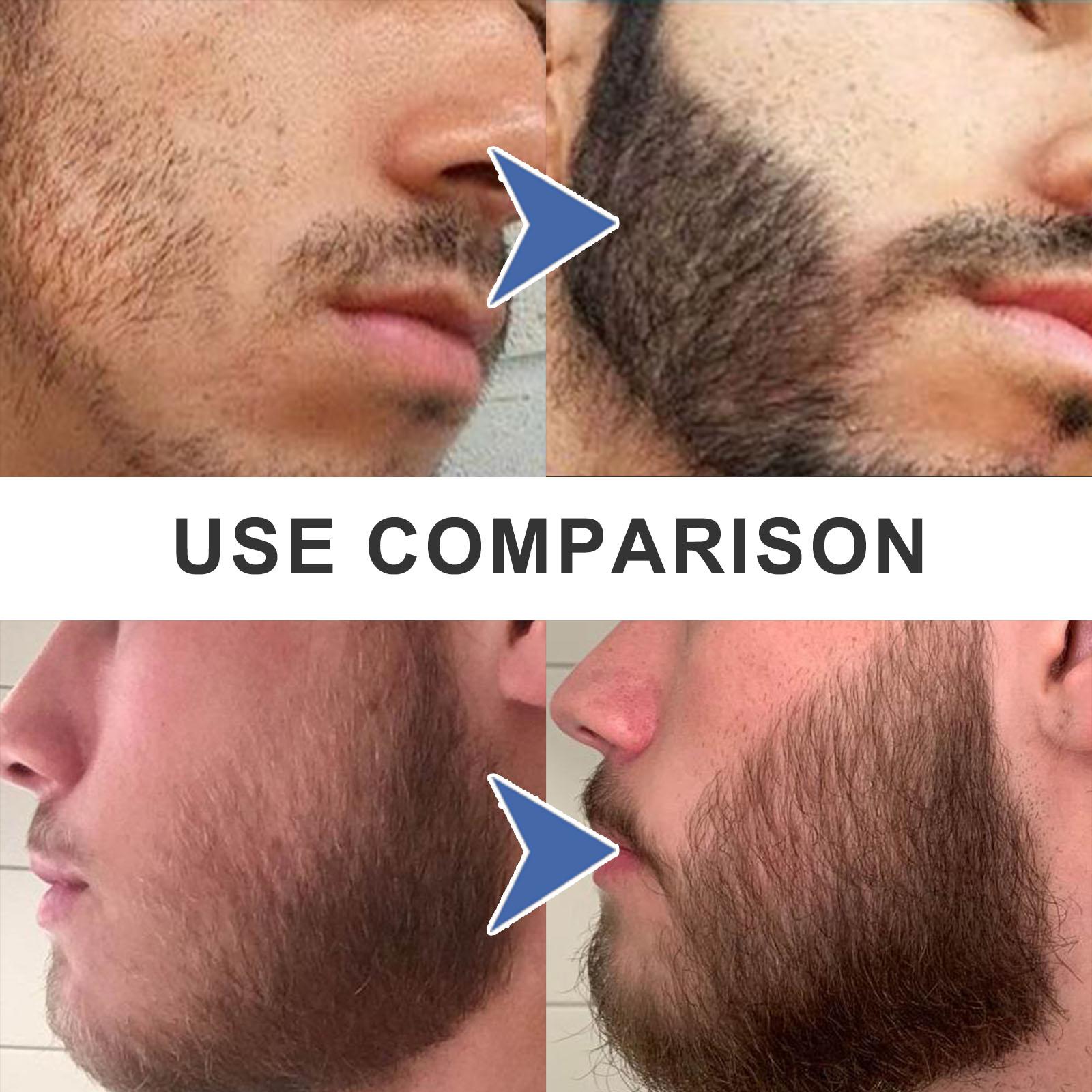 Beard filling pen set, three-in-one brush, beard filling, men's beard care filling