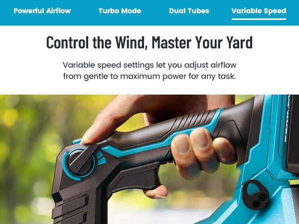 Seesii 40V Cordless Electric Leaf Blower/Snow Blower Cordless, 680CFM/210MPH Brushless Motor with 2 * 5200 mAh Batteries and 2*Chargers, Variable Speed Control & Turbo Button, Electric Blower for Lawn Care/Debris/Dust