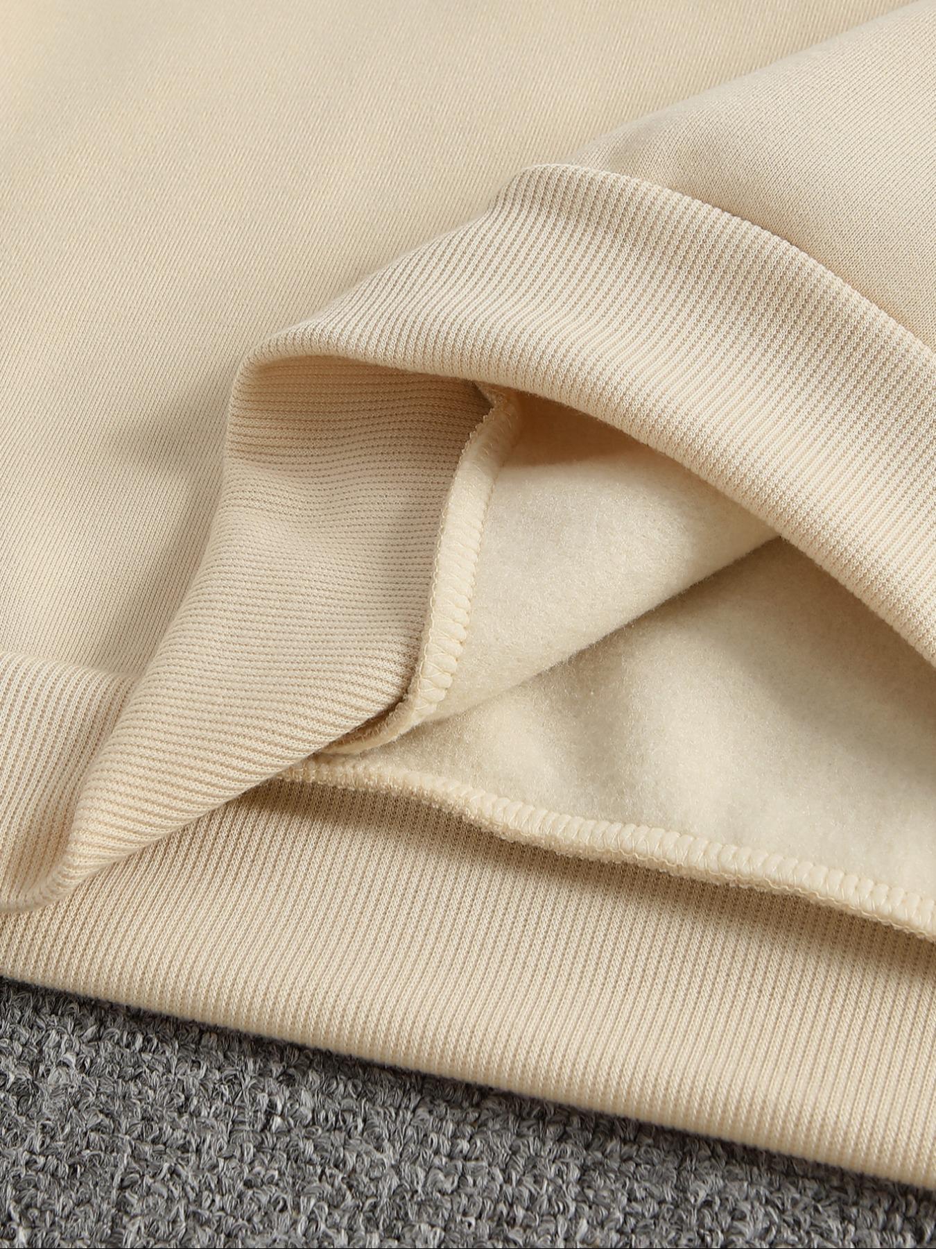 Men's Regular Fit Cartoon & Letter Print Drop Shoulder Sweatshirt, Casual Soft Comfy Long Sleeve Round Neck Pullover for Fall & Winter, Men's Clothes for Daily Wear