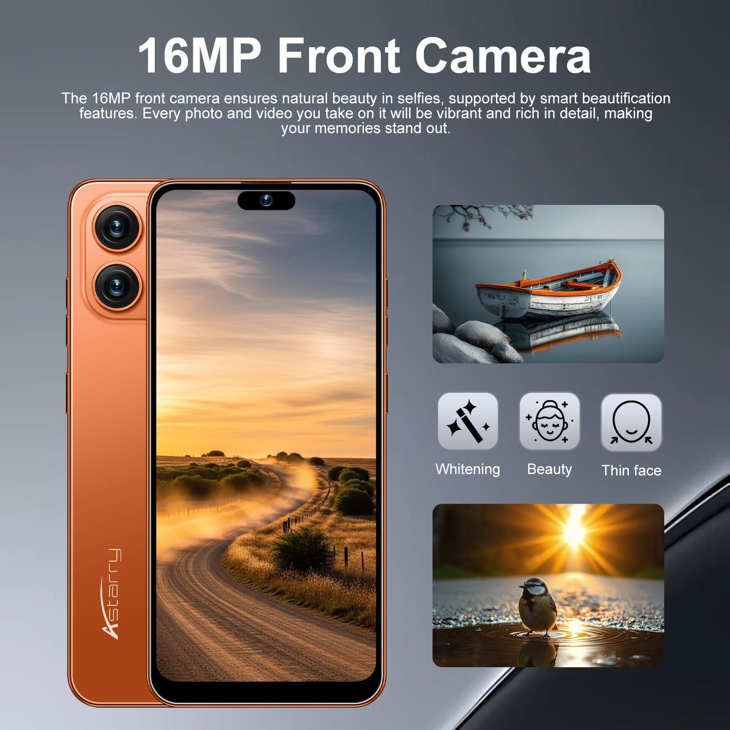 Astarry 17 Pro Max Large Screen Smartphone Cellphone, 6gb+64GB RAM, 6.93-Inch Full Screen, 5000mah Battery, 16+20mp Camera, Face & Fingerprint Unlock