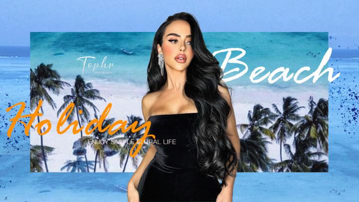 TOPHR HAIR BEAUTY Clip-in synthetic hair extensions Long Wavy 4PCS Thick Hairpieces Double Weft Natural Hair Extensions for Women Curly Wave Daily & Party valentines