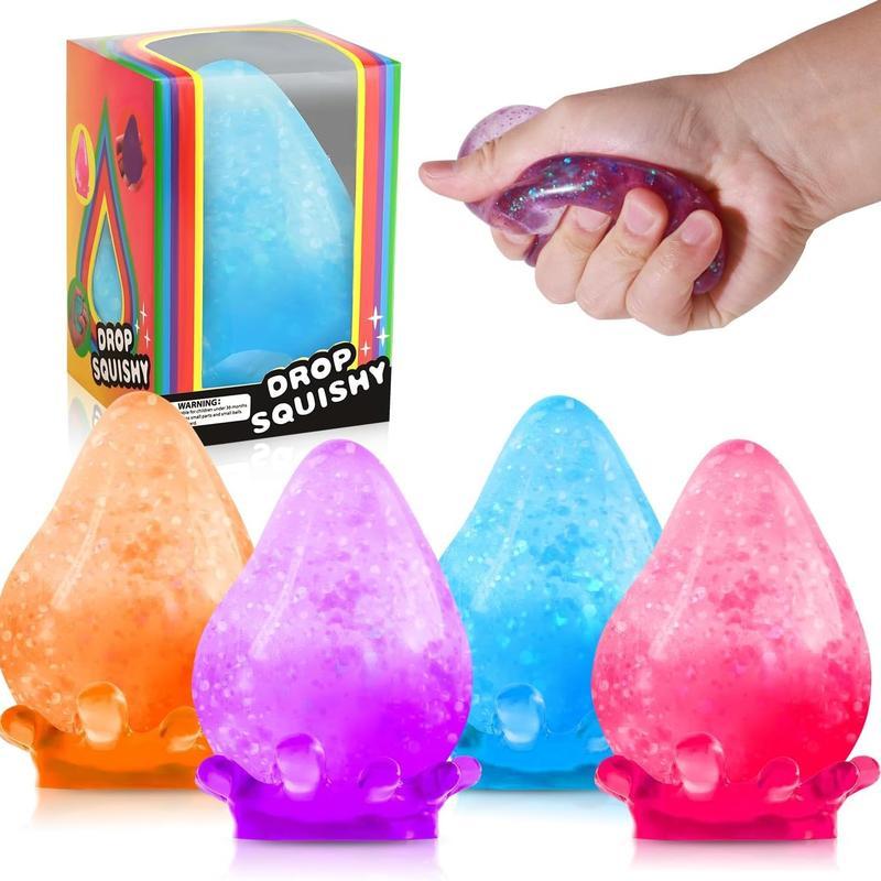 8-Piece Set Blind Box Malt Sugar Stress Relief Fidget Toys, Sensory Bundle, Creative Slow-Return Soft Squishy, Party Gift, 8 Different Styles
