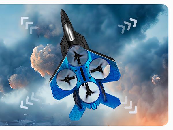 BEZGAR F-22 Raptor RC Jet | Remote Control Fighter Airplane Drone for Kids & Adults | Easy Stunt Plane with Lights | Beginner Toy Gift