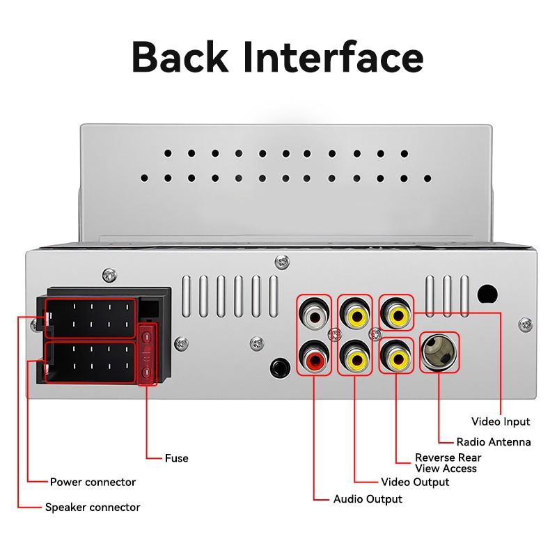 1 Din Car Multimedia Player, Car Video Players, Carplay Display + Fm Radio, Supports Apple Carplay Android Auto, Bluetooth-compatible 5.0 USB TF Aux Fm 1 Din Car Multimedia Player, Car Video Players, Carplay Display + Fm Radio, Supports Apple Carplay Android Auto, Bluetooth-compatible 5.0 USB TF Aux Fm