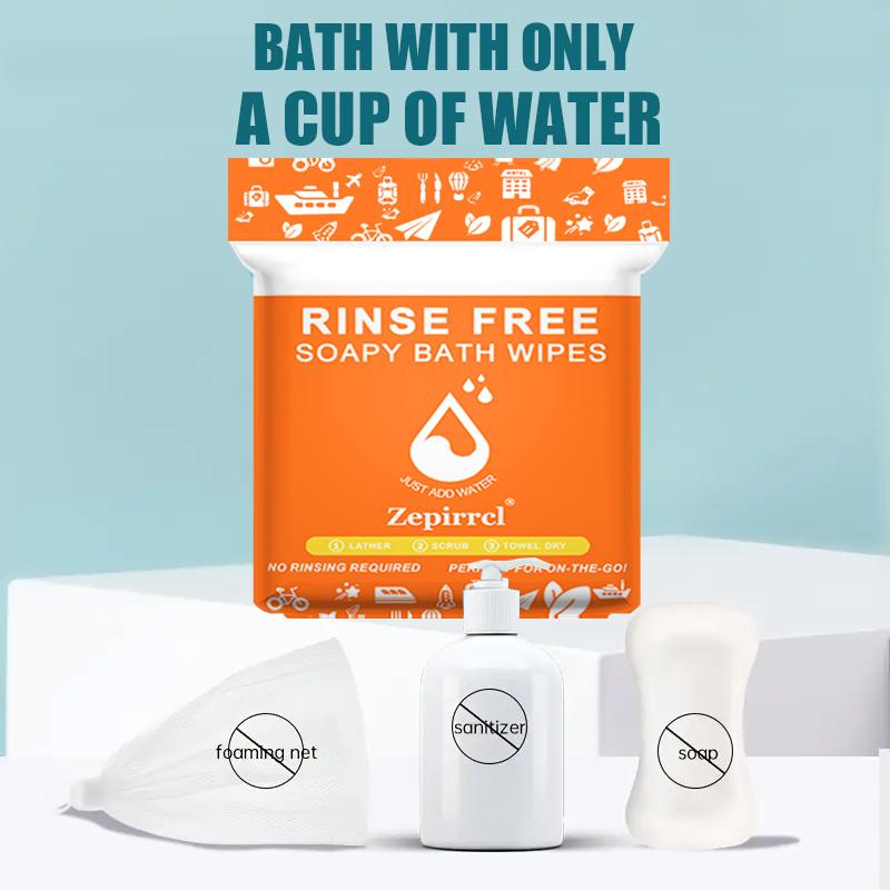 50/150pcs Disposable Shower Towel Soap Bar Foam Bath Towel for Sensitive Skin, Portable Travel Gym Use, No Rinse Needed, Disposable Washcloth