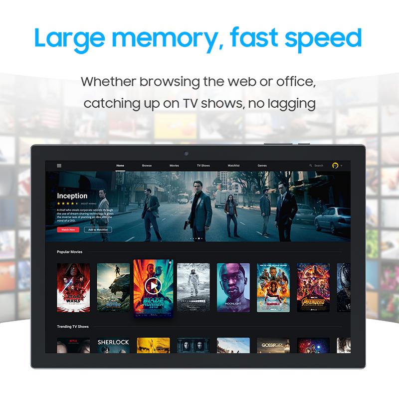 PEICHENG Android 15 Tablet 10.1" 18(6+12)GB RAM 128GB ROM Dual Camera Bluetooth Keyboard Mouse Stylus 2.4G/5G,For Valentine's Day Gift WiFi Type-C Charging Large Storage Portable Cellphone Smartphone PINK