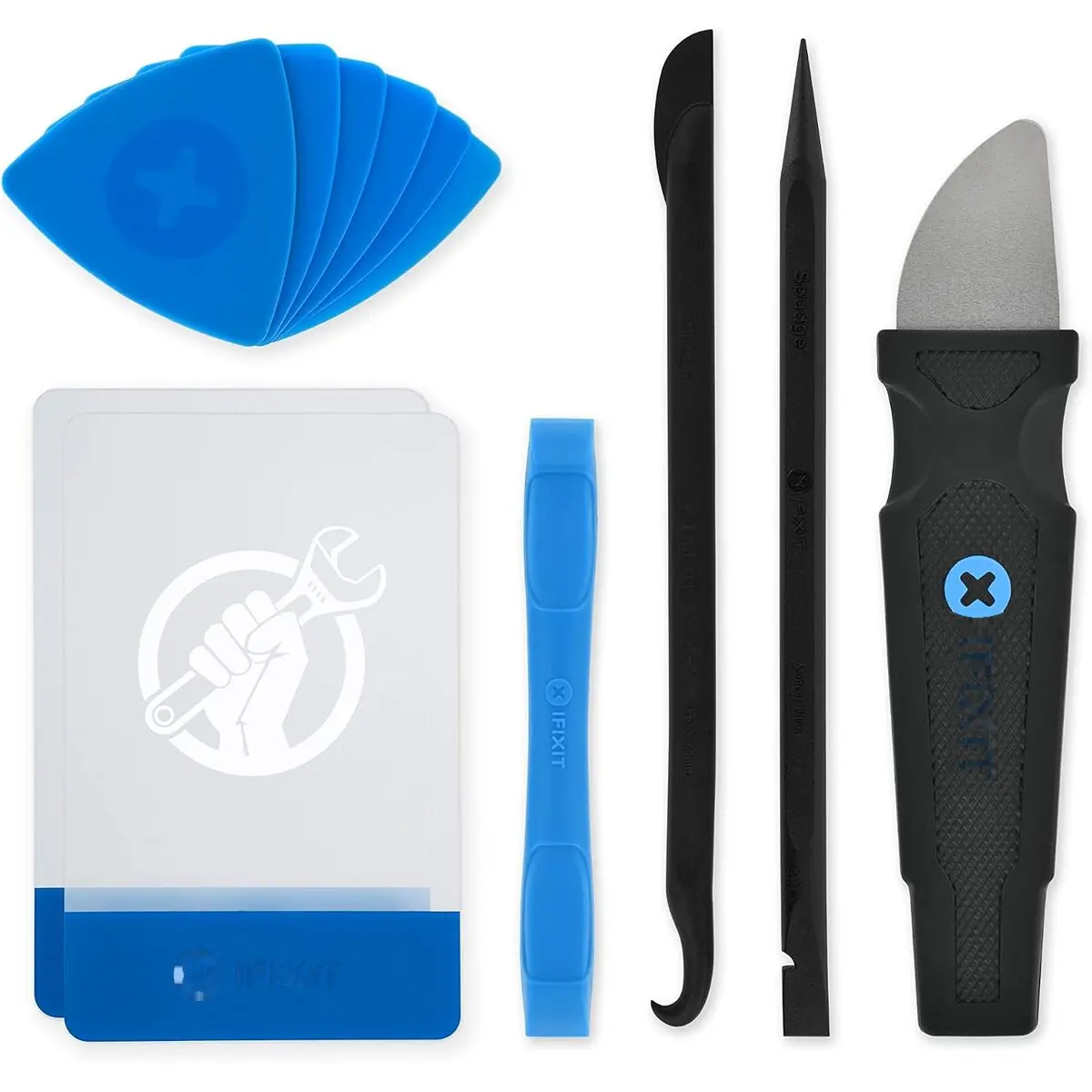 Jimmy Pry Bar and Prying Tool Assortment Bundle, 6-Piece Opening Kit for DIY Repair, Home Repair, Electronics, Phone, Laptop, Tablet, Garage, Workshop