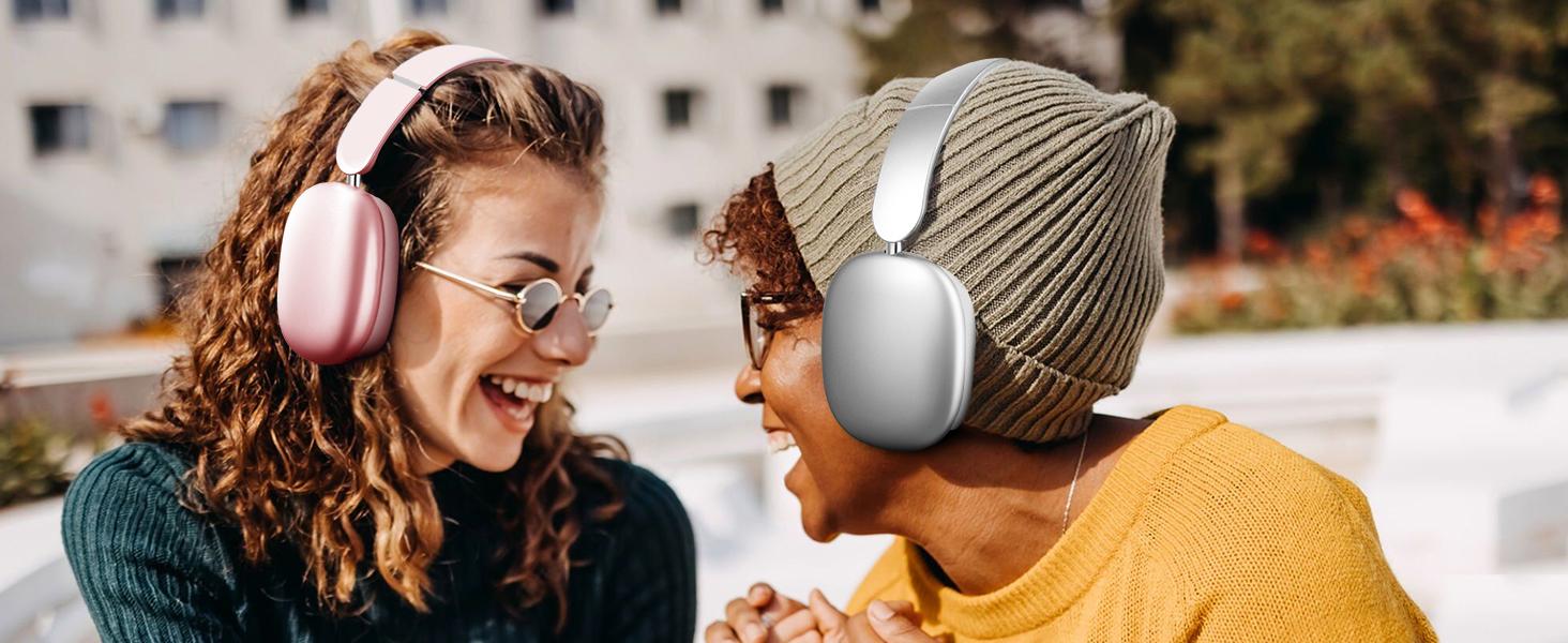Wentronic Y01 ANC Headphones 48H Playtime,Hybrid Noise Cancelling,Hi-Res Audio,Foldable,Soft Earpads, with Mic for iOS/Android/PC