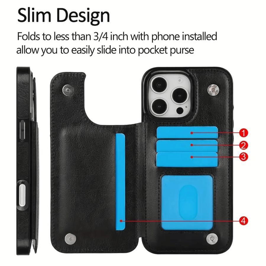 TPU Smartphone Case with Pearl Polka Dot Fantasy Pattern, Card Slot for Bank/Bus Cards - Cellphone Cover, Mobile Phone Accessories, Casing Compatible with iPhone 17/16/15/14/13/12