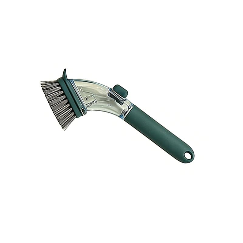 2-in-1 Long-Handled Wonder Pot Scrubber, Automatic Liquid-Dispensing Pot Scrubber for Lazy People, Cleaning Brush, Multi-Functional Pot Scrubber