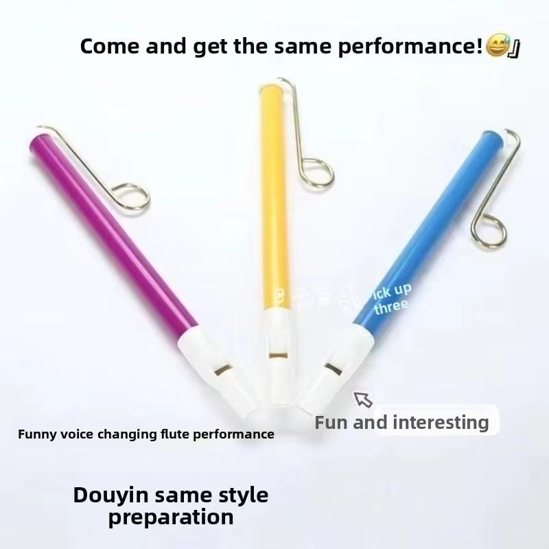 Slide Flute Push-Pull Playing Instrument, Professional Play, Better Intonation Plastic Flute Musical Instruments
