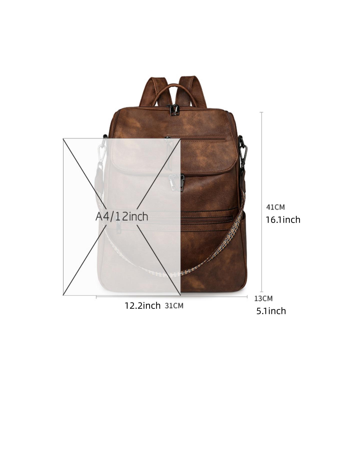 Women's Large Capacity Backpack, Anti-Theft Waterproof Laptop Bag, Multi-Layer Design, 15.6 Inch Computer, Adjustable Shoulder Strap