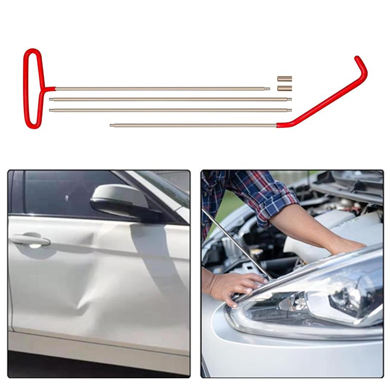 Car Repair Tool Kit Portable Automotive Tool Set With Carrying Bag For Cars & Trucks Professional Emergency Car Tools Door Dent Repair Tool