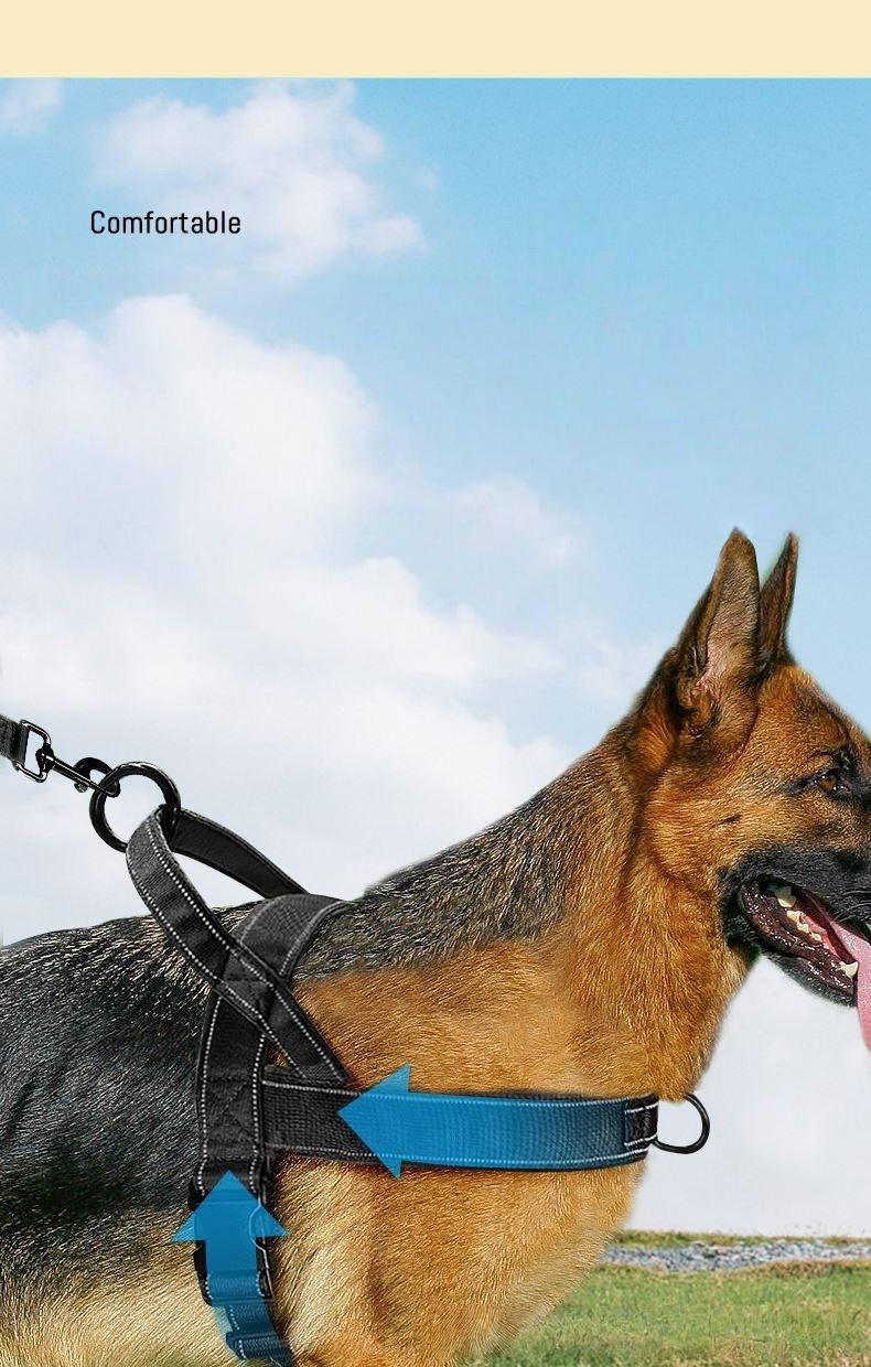 No Pull Dog Harness for All Dogs, Easy Fit Adjustable Chafe Resistant Pet Harness, Safe Secure Comfortable Lightweight Dog Vest Harness for Walking Training Outdoor Dog Supplies