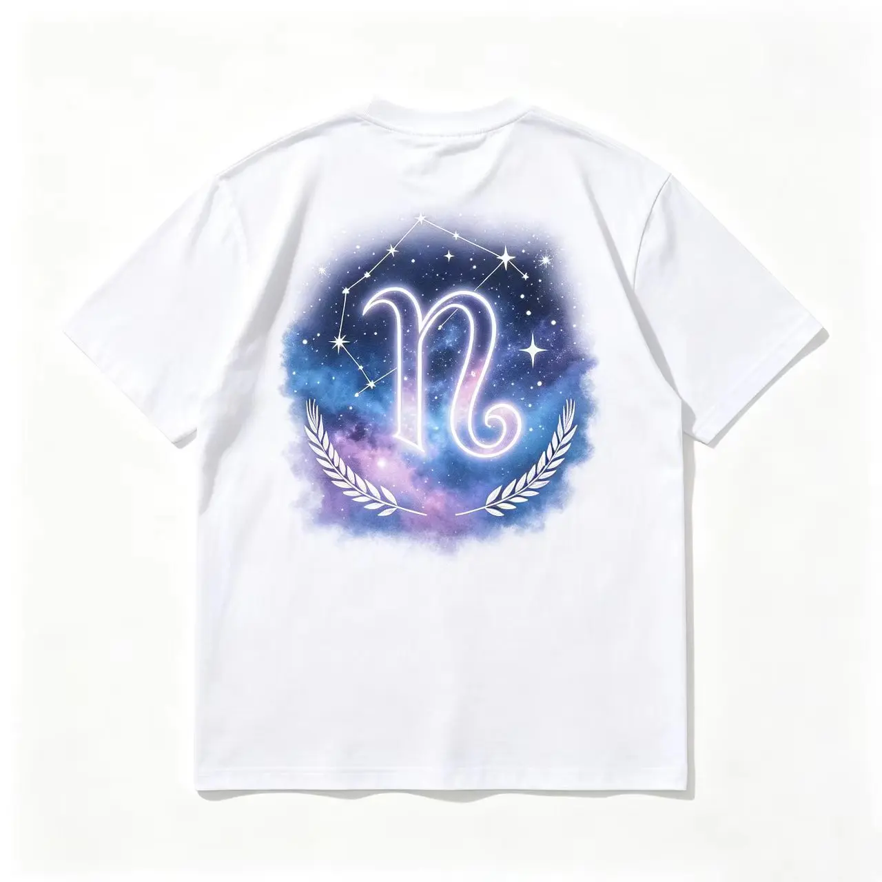 Scorpio Zodiac Galaxy Constellation Graphic Oversized Cotton T-Shirt, Fashion Astrology Outfit, Perfect Birthday Gift For Him Her, Comfort Casual Tee