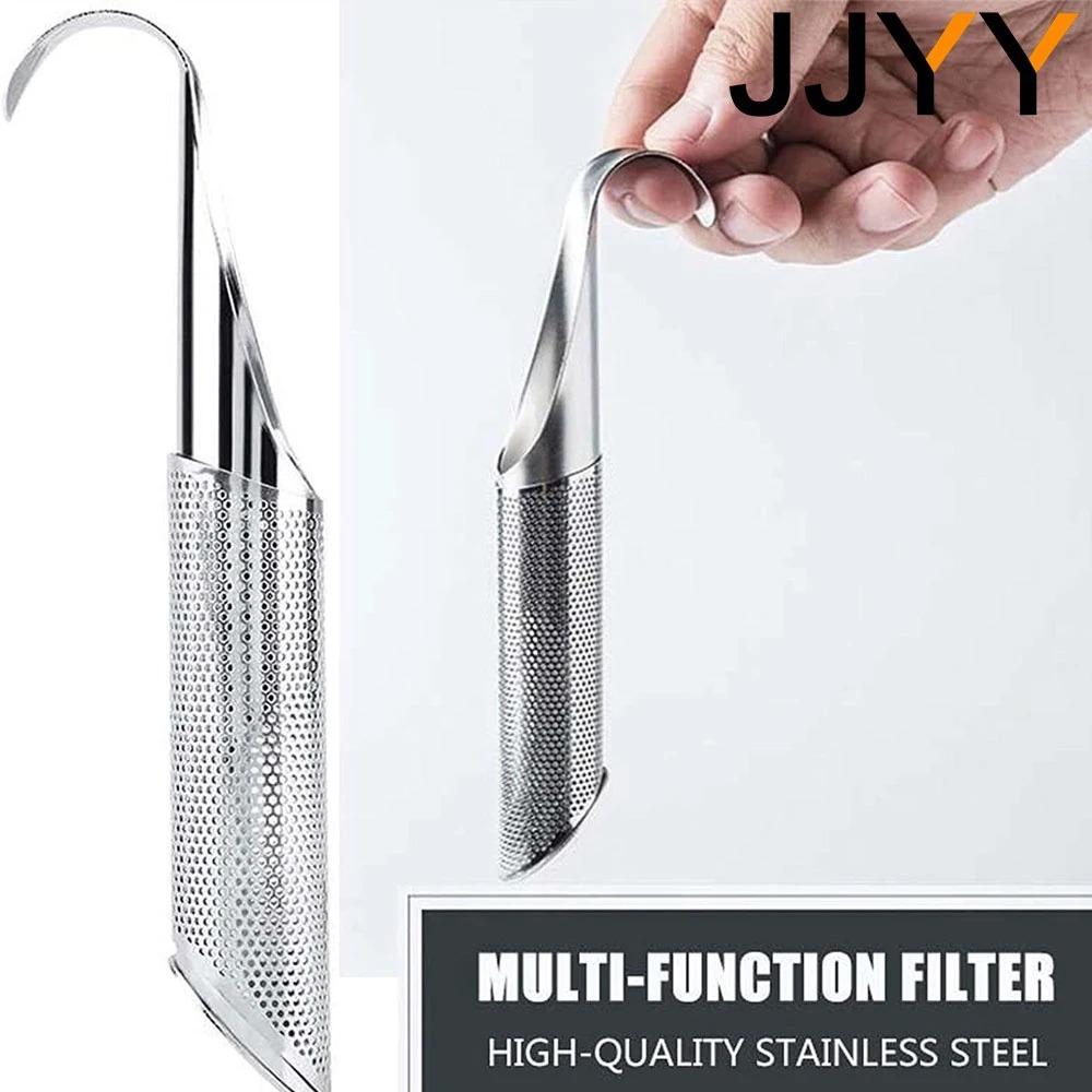Multi-functional Tea Infuser & Coffee Filter with Hook Handle, Tea Making Tool, Fine Mesh Stainless Steel, Reusable Easy Clean, for Loose Leaf Tea and Pour Over Coffee, Durable Kitchen Tool, Enhances Beverage Preparation Efficiency.