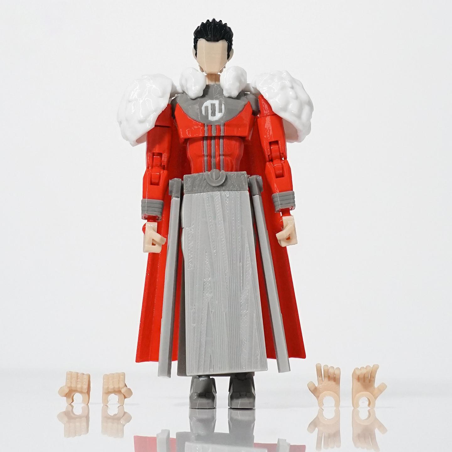 3D Printed Invincible Emperor Mark Toys Action Figures Anime Model Lucky Dummy 13 Superheroes Multi-Jointed Toy Ornaments Gift