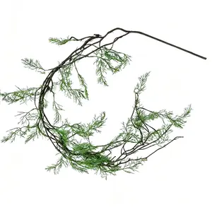 1pc of Fake hanging plants, Large Artificial Ivy - Artificial Hanging Fern Plant, Suitable for Indoor and Outdoor Decoration, Courtyard and Porch Greenery | Decorative Leaves | Simulated Leaf Design