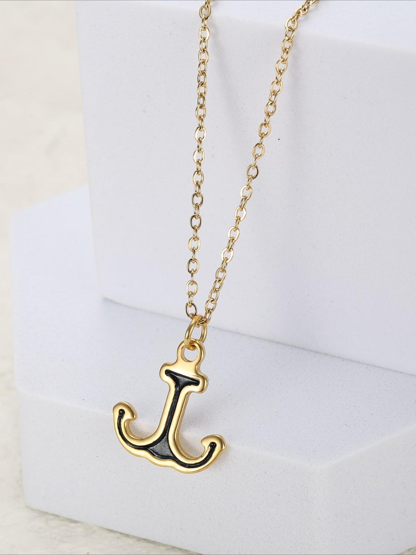 Fashion Boat Anchor Pendant Necklace, Made of Stainless Steel Material, Trendy Fashion Accessory