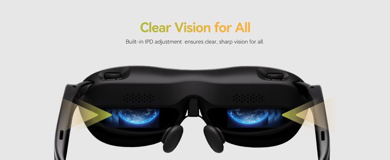 Rokid AR Max 2 Glasses, AI & AR Glasses, 300" 120Hz Ultra-HD Home Theater Screen, 50° FOV, 600 Nits Brightness, Adjustable up to -6.00D, Hi-Fi Sound & Private speakers,  Immersive Display for iPhone 16/15, Steam Deck, ROG, Mac, PC, Android & iOS