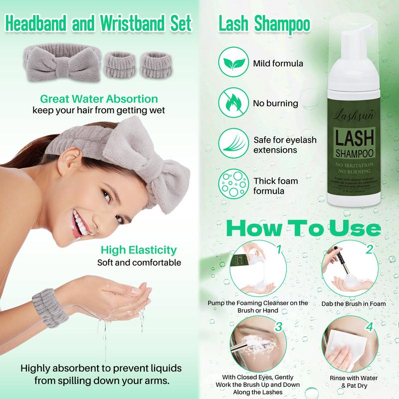 1915 PCS Lash Clusters Kit D Curl 11 Styles Cat/Volume/Spikes/Bottom Lashes Book Kit with Bond&Seal Lash Remover Brush Lash Applicator Headband Wristband set and Lash Shampoo&Brush, Perfect for Beginners&Proficient, DIY at Home Easily