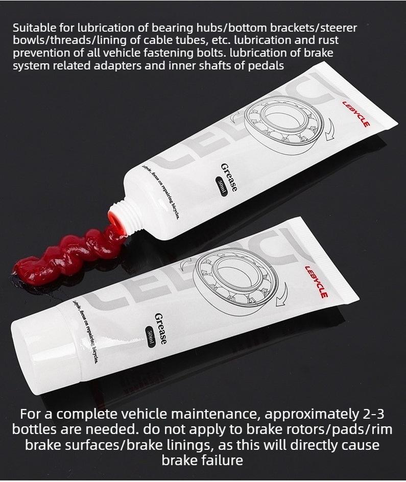 Bicycle Grease, mountain bike grease, drum axle bowl assembly baseplate ball bearing