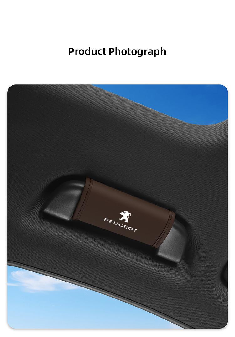 Car Roof Handle Protective Cover Pull Gloves Interior Accessories For Peugeot 5008 408 308 Landtrek 208 2008 3008 Rifter 508 301 108 608 4008 e-Expert e-TRAVELLER