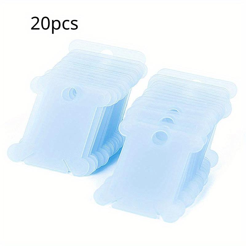 20pcs Cross  Spool, Colored Spool, Plastic Spool for Cross-stitch Sewing Storage, Sewing Supplies Crafts