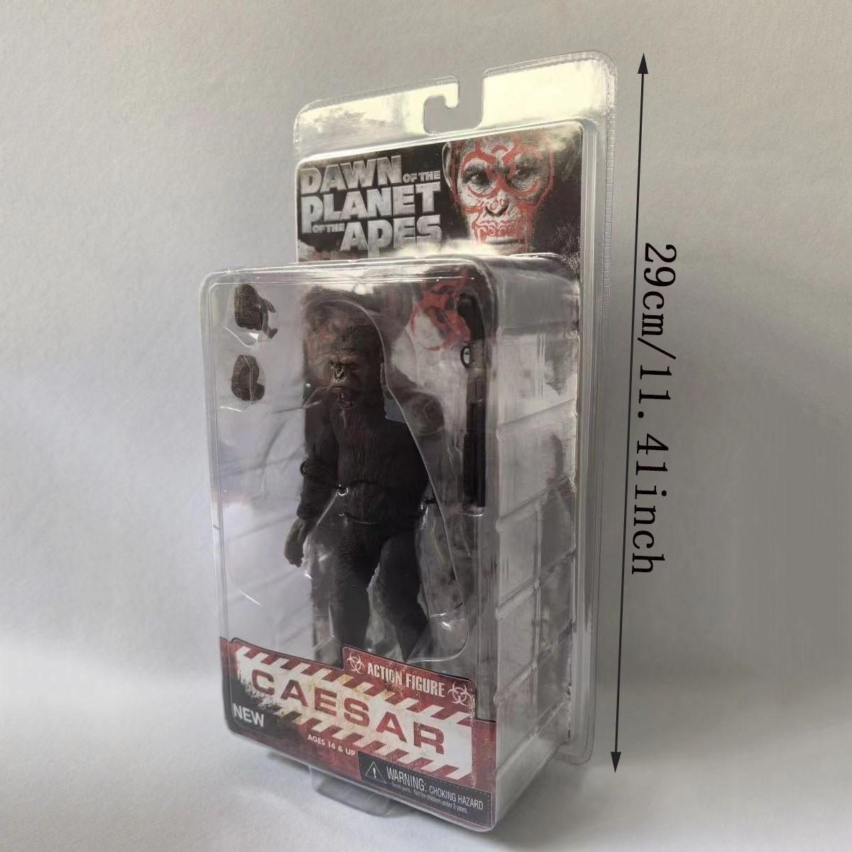 Neca 1/12 Rise of the Planet of the Apes 4 King Kong Caesar 7 Inch Jointed Action Figure, Collectible Model, Poseable PVC Collectibles, Party Gift, Halloween Present
