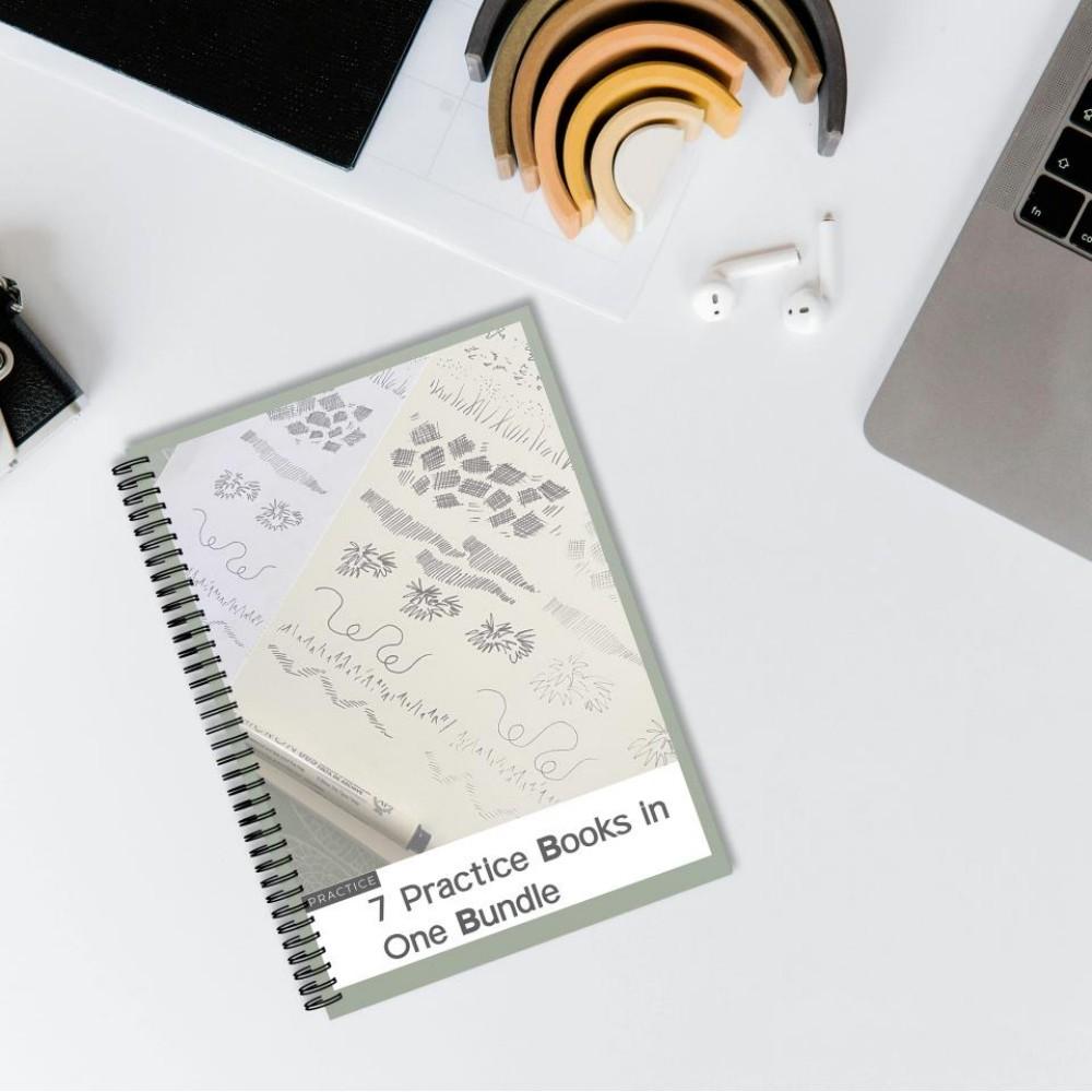 The Complete Practice Bundle, Over 100 pages of drawing tips and practice exercises