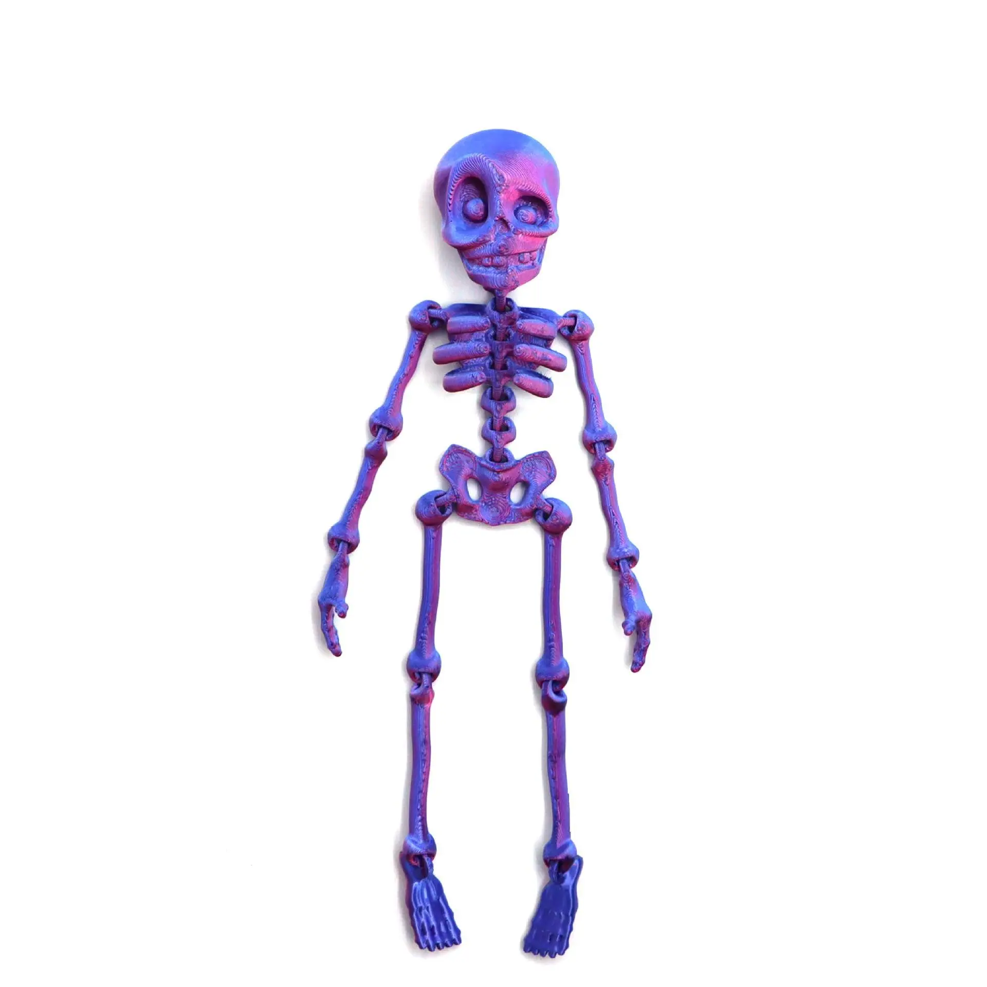 Halloween Decoration 3D Printed Skull Skeleton Jointed Figure, Creative Halloween Toy, Party Decorative Prop, Yl208 Model