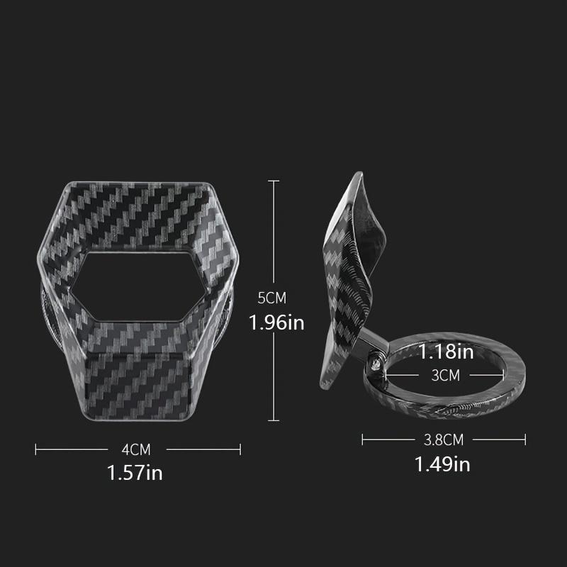 Car Engine Start/Stop Button Cover, 1 Count Car Engine Start Stop Button Protector, Universal Car Interior Accessory for Most Vehicles, Car Interior Decor