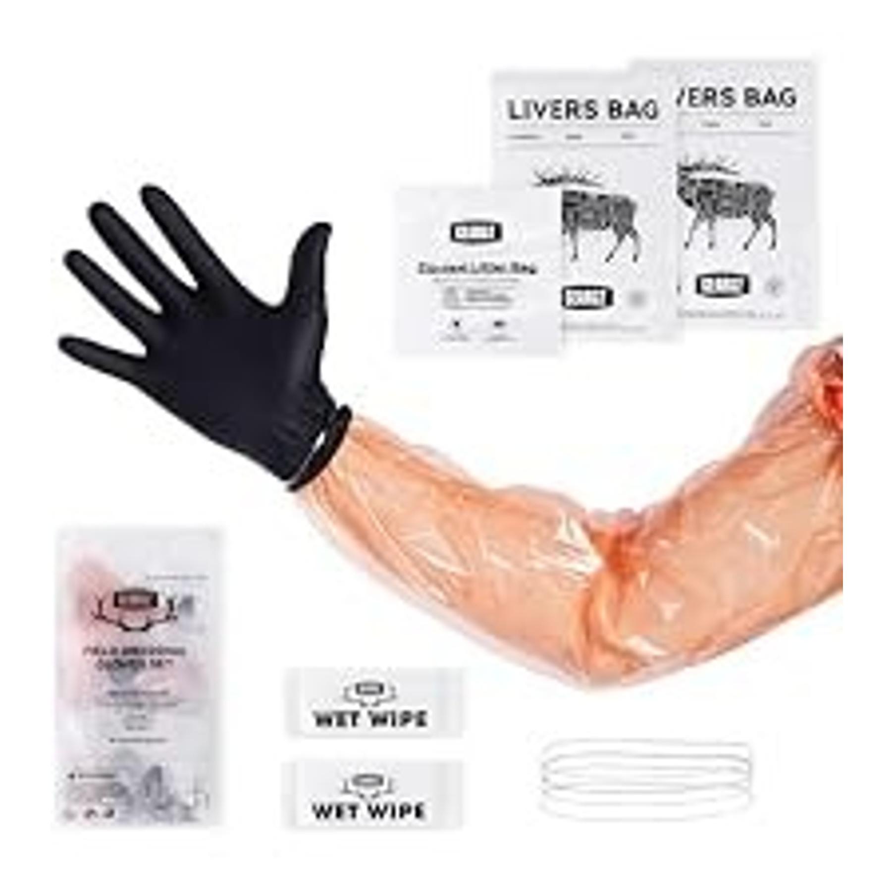 5-Pack Reusable Rolled Heavy Duty Elk Hunting Game Bags – Large Meat Quarter Bags for Elk, Caribou, Deer & Moose – Includes 4x 48" and 1x 28"