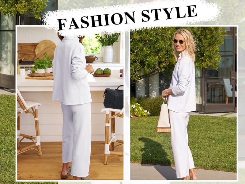 Women Tracksuits 2 Piece Set Carmel Travel Set Patrick Pullover Sweatshirt Catherine Sweatpants Casual Lounge Set Womenswear Clothing TikTokShopBlackFriday