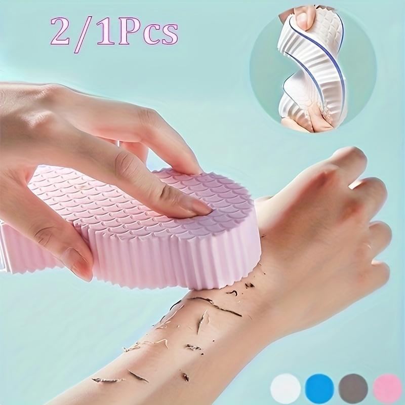 New 1/2pcs Magic Sponge Bath Sponge Body Dead Skin Remover Exfoliating Massager Cleaning Shower Brush Exfoliant Exfoliating Tool