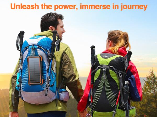 BLAVOR Solar Power Bank QC3.0 Fast Charging 10W Wireless Charger 20000mAh Solar Powered Powerbank with Type C Input/Output, IPX5 Waterproof, Camping Flashlight, Compass, Carabiner BLAVOR Solar Power Bank QC3.0 Fast Charging 10W Wireless Charger 20000mAh Solar Powered Powerbank with Type C Input/Output, IPX5 Waterproof, Camping Flashlight, Compass, Carabiner