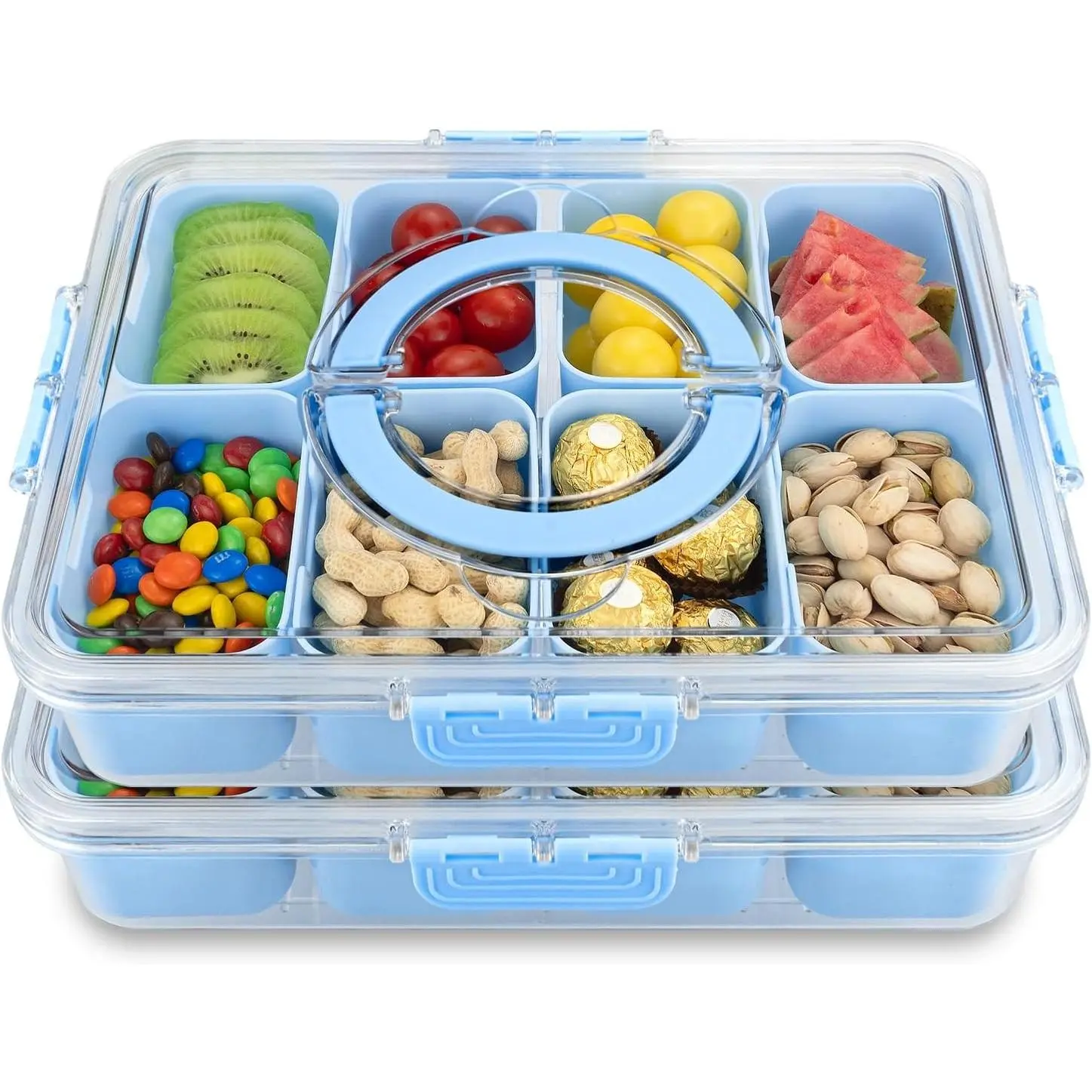 2pcs Serving Tray-blue