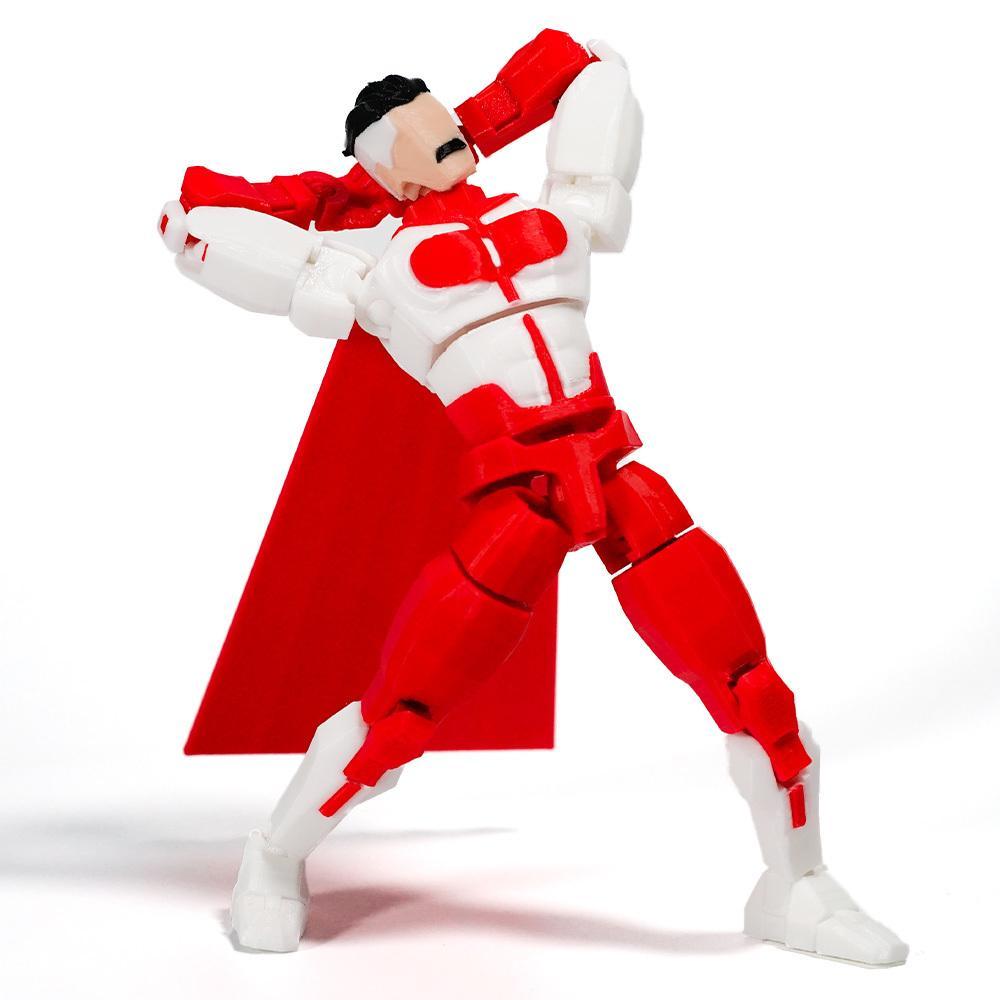3D Printed Invincible Omni Man Superhero Toys, Multi-Jointed Plastic Anime Figures, DIY Model Kits for Children’s Gifts & Ornaments